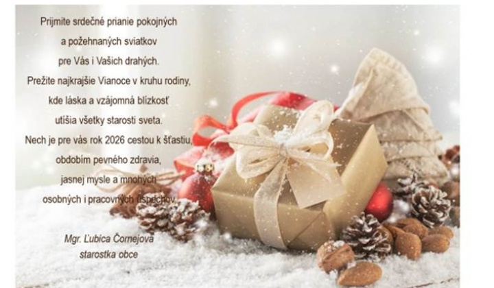 Fotka - Vianočné a novoročné prianie